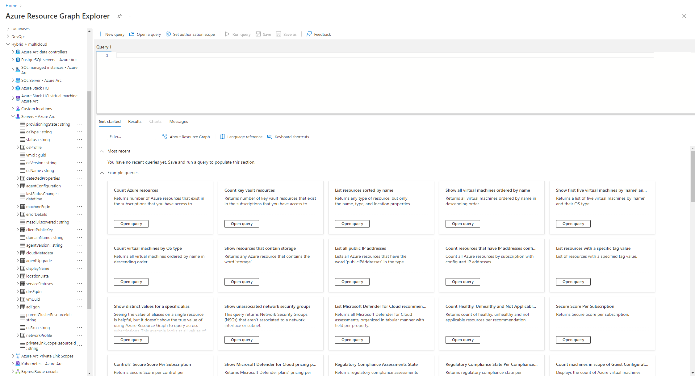 Hybrid+Multicloud categories and tables