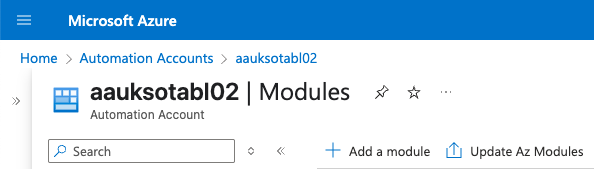 Add Module