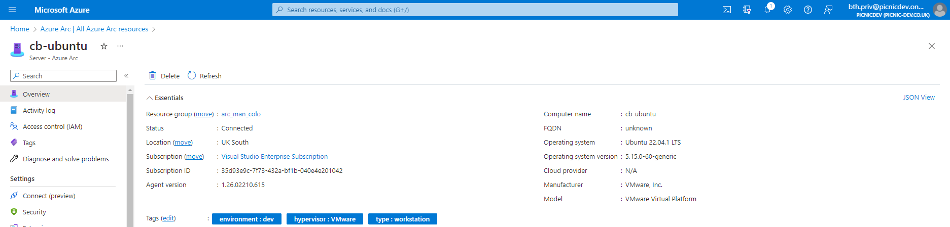 Arc enabled machine overview